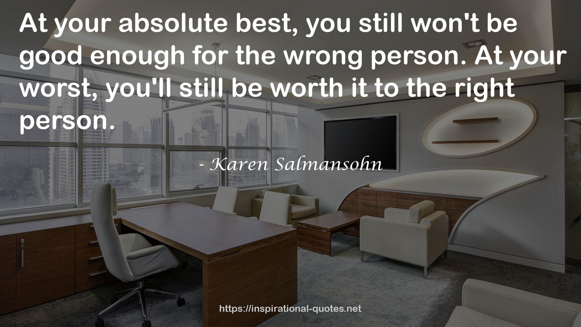 Karen Salmansohn QUOTES