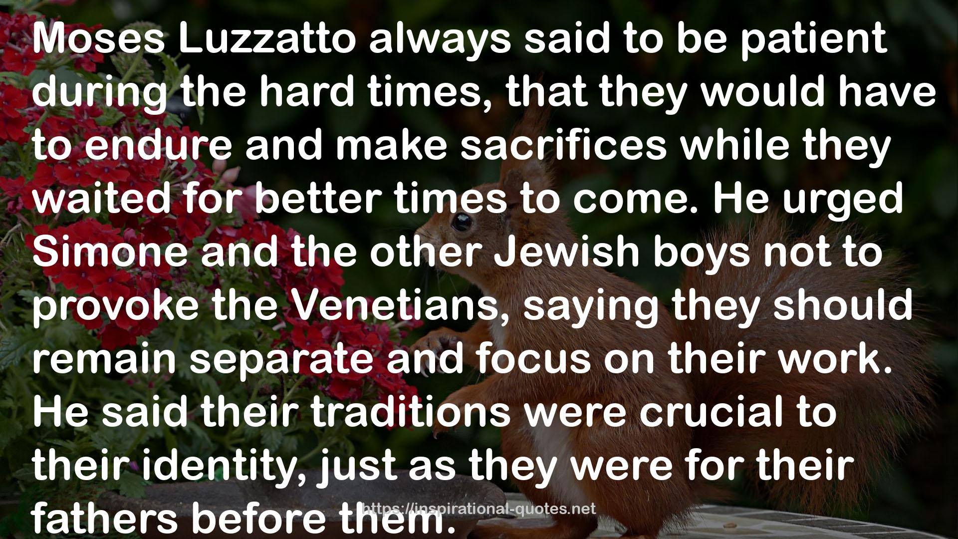 their traditions  QUOTES