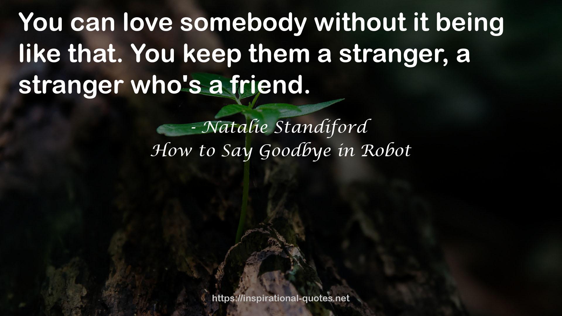 Natalie Standiford QUOTES