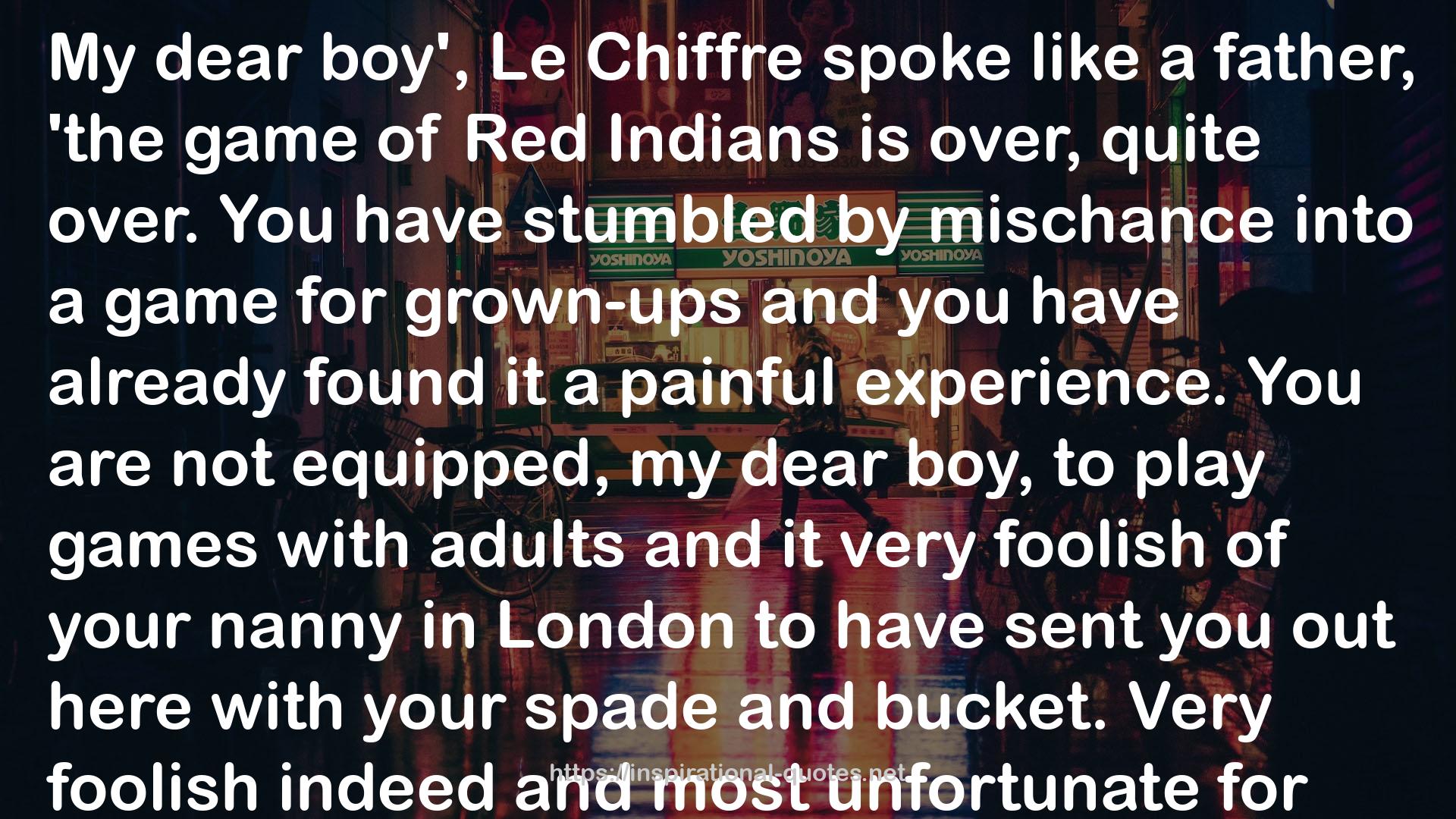 Red Indians  QUOTES