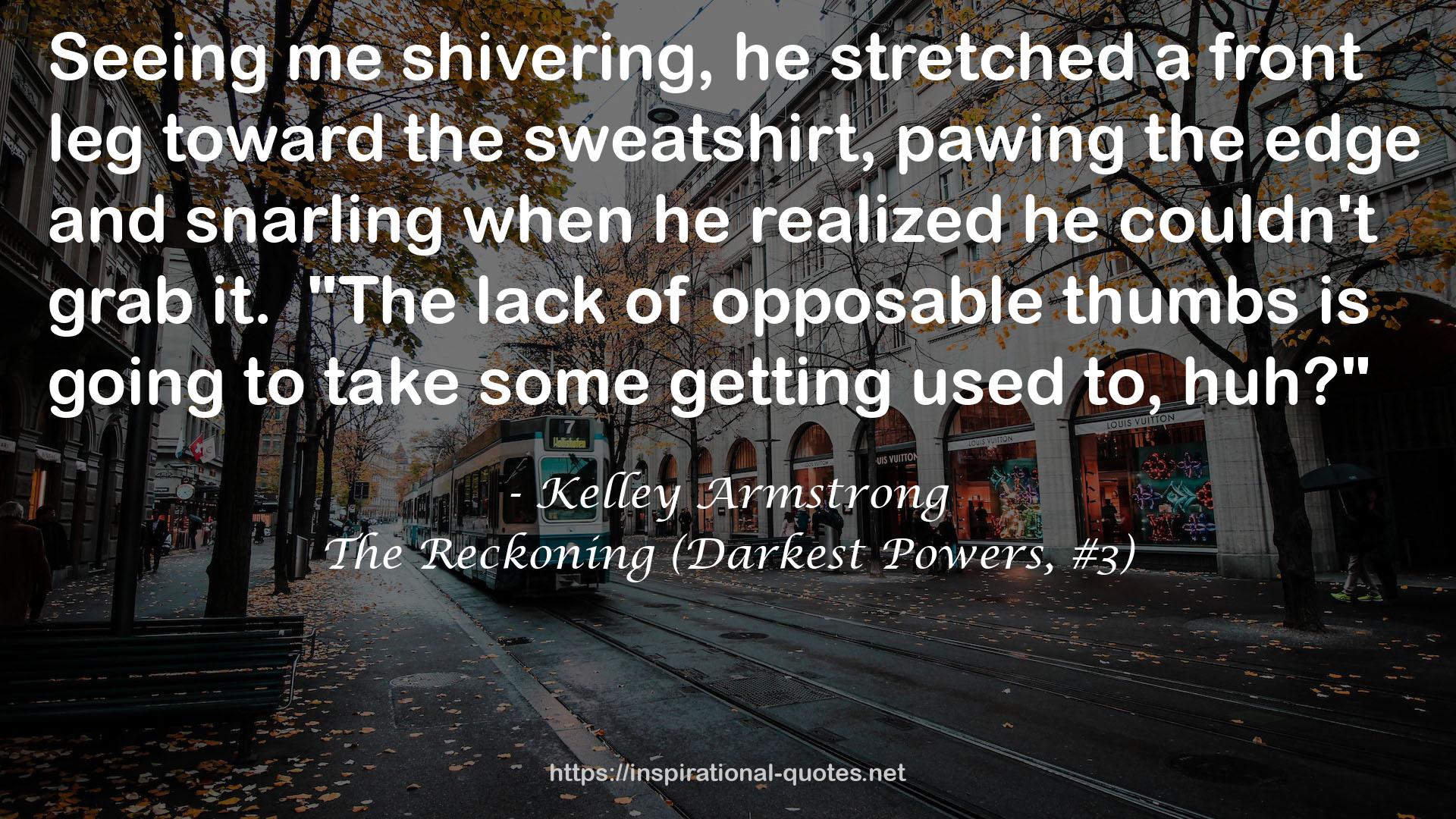 The Reckoning (Darkest Powers, #3) QUOTES