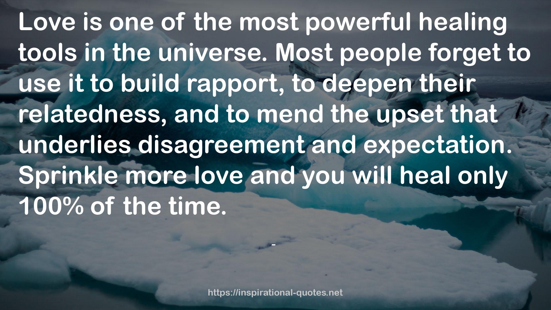 the most powerful healing tools  QUOTES