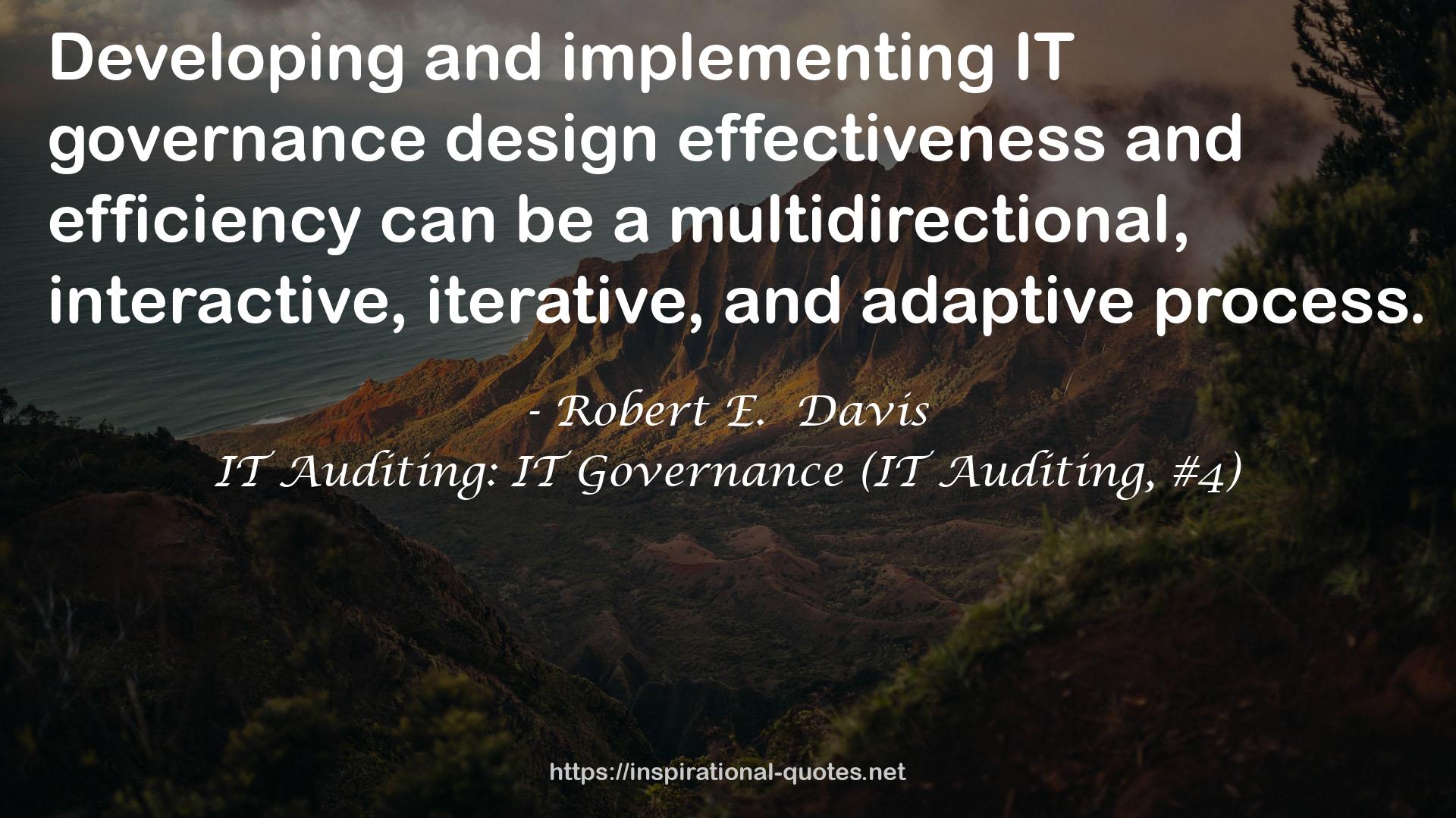 IT Auditing: IT Governance (IT Auditing, #4) QUOTES