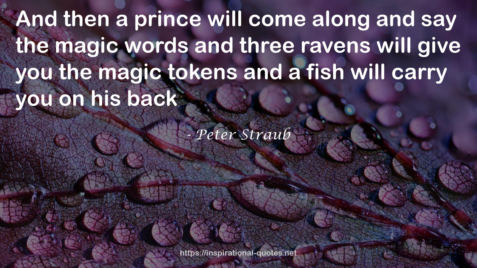 Peter Straub QUOTES