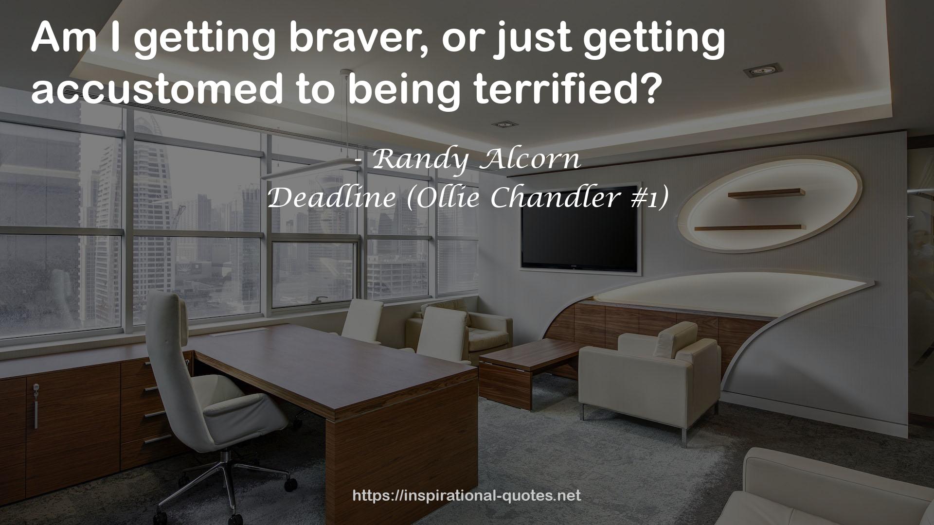 Deadline (Ollie Chandler #1) QUOTES