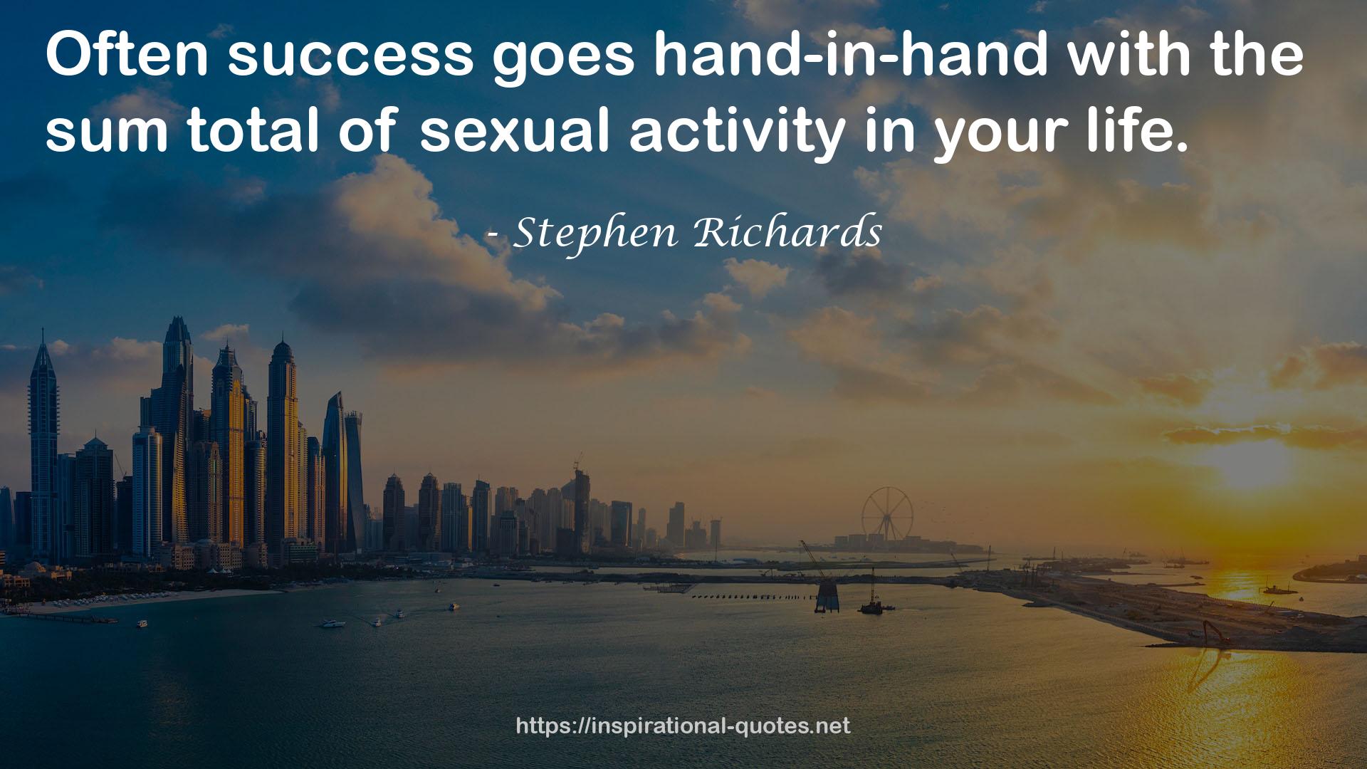 sexual activity  QUOTES