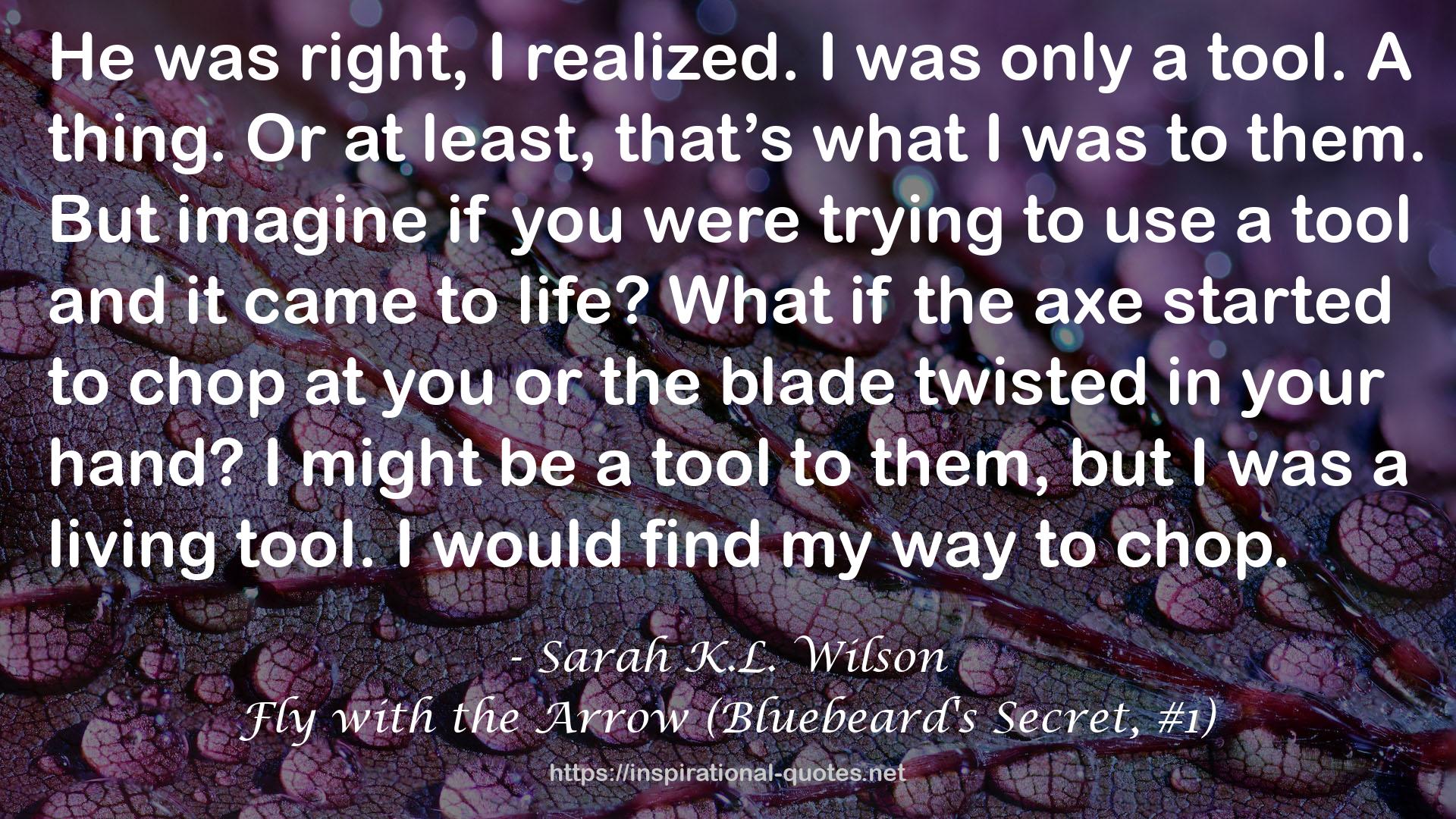 Sarah K.L. Wilson QUOTES