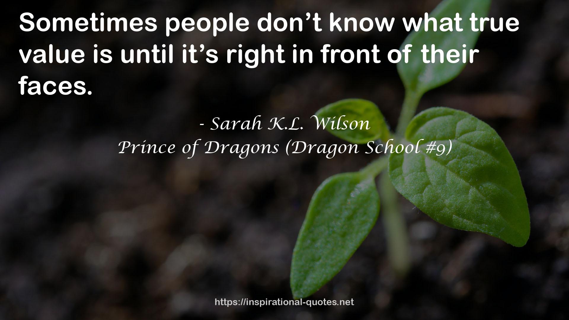 Prince of Dragons (Dragon School #9) QUOTES