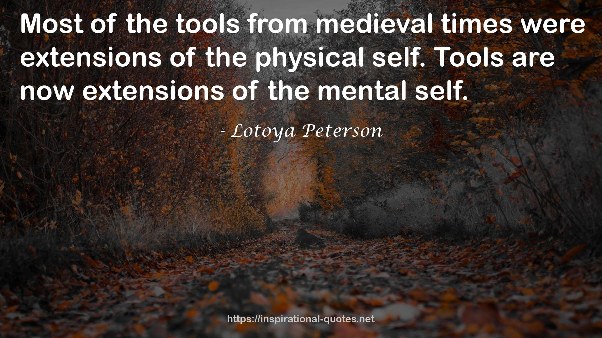 Lotoya Peterson QUOTES