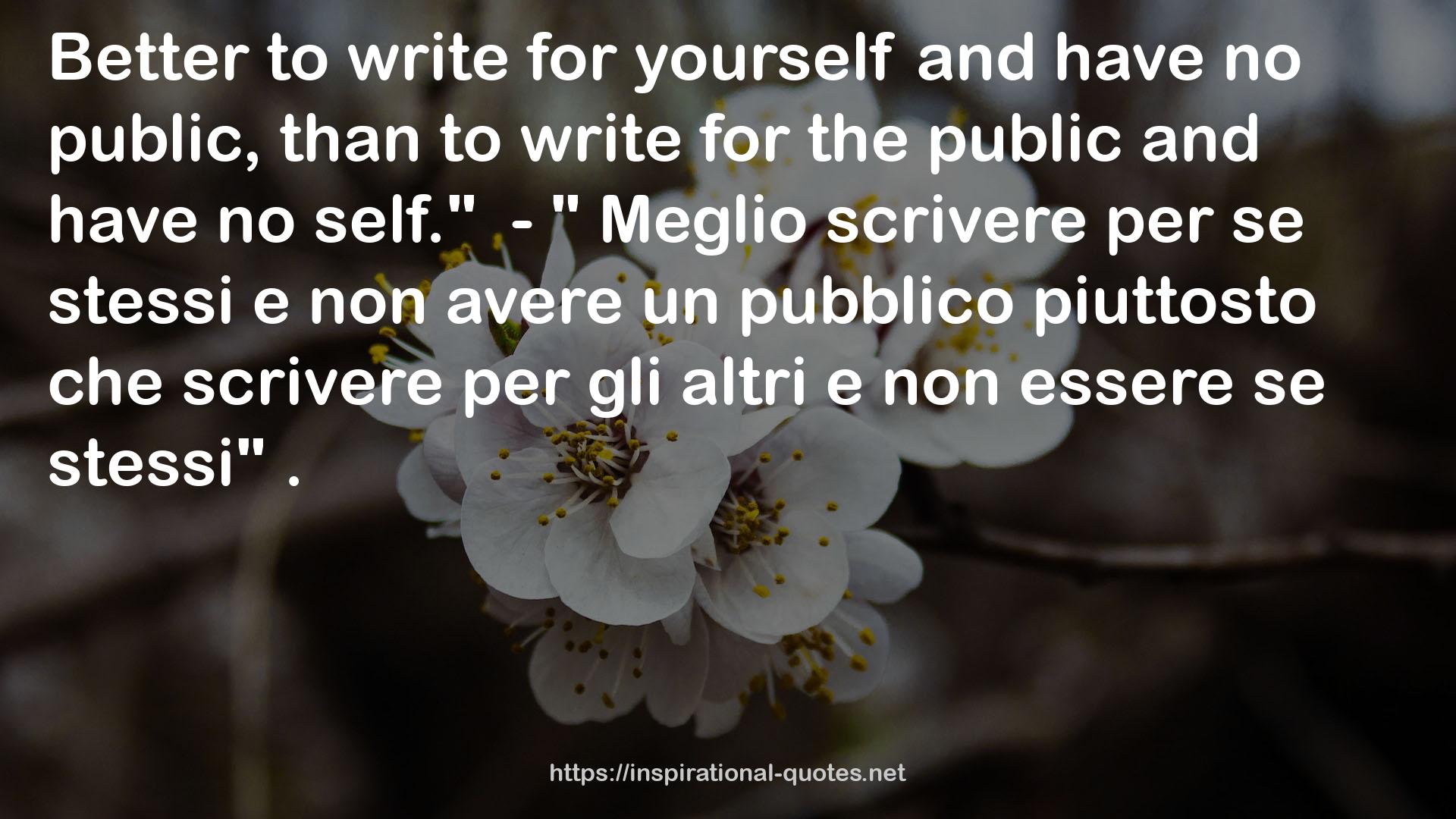 Meglio  QUOTES