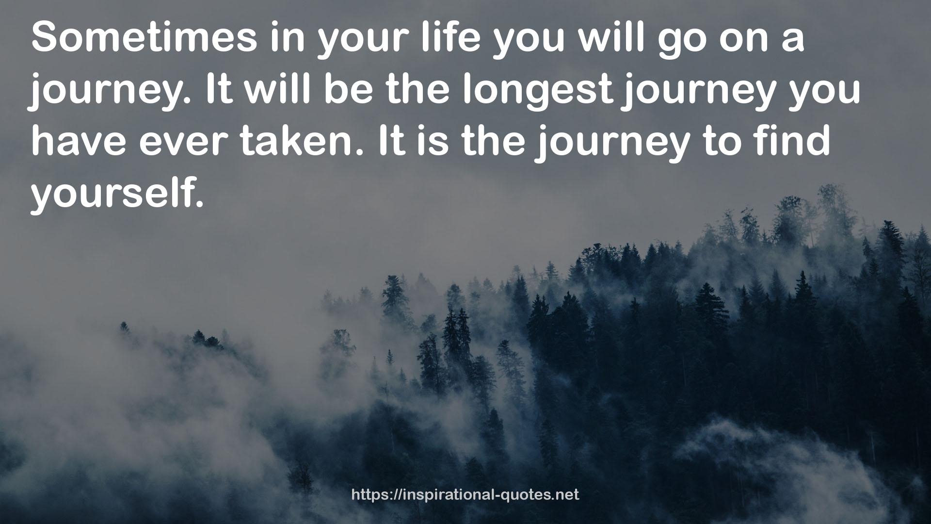 the longest journey  QUOTES