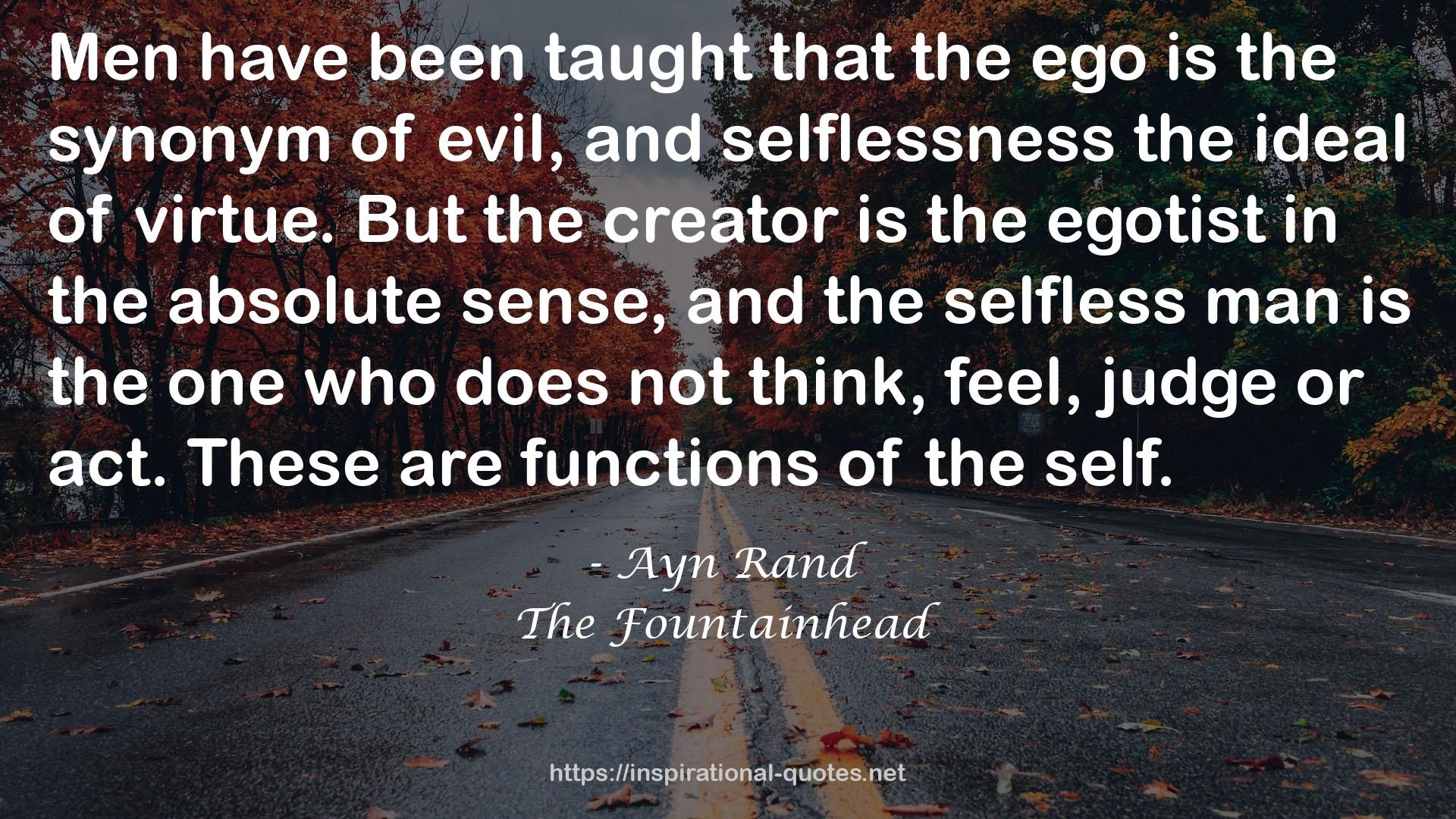 The Fountainhead QUOTES