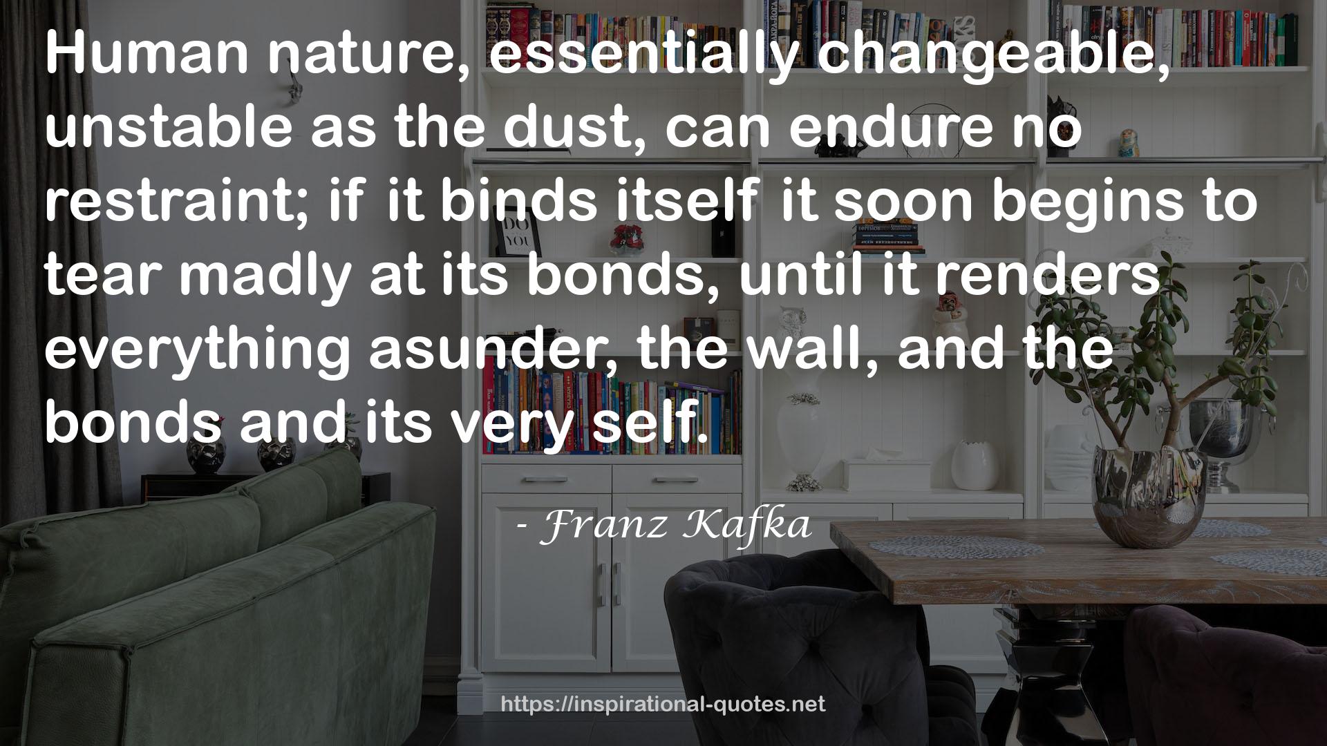 Franz Kafka QUOTES