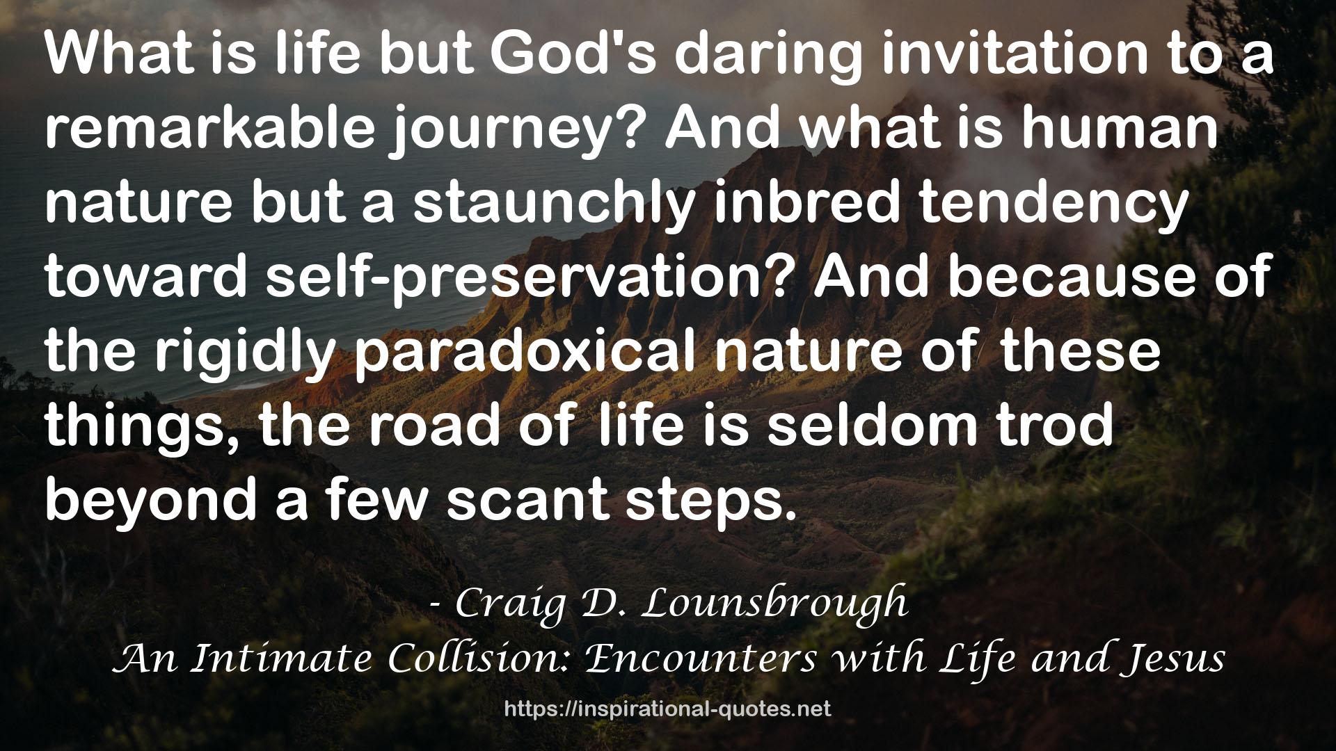 God's daring invitation  QUOTES