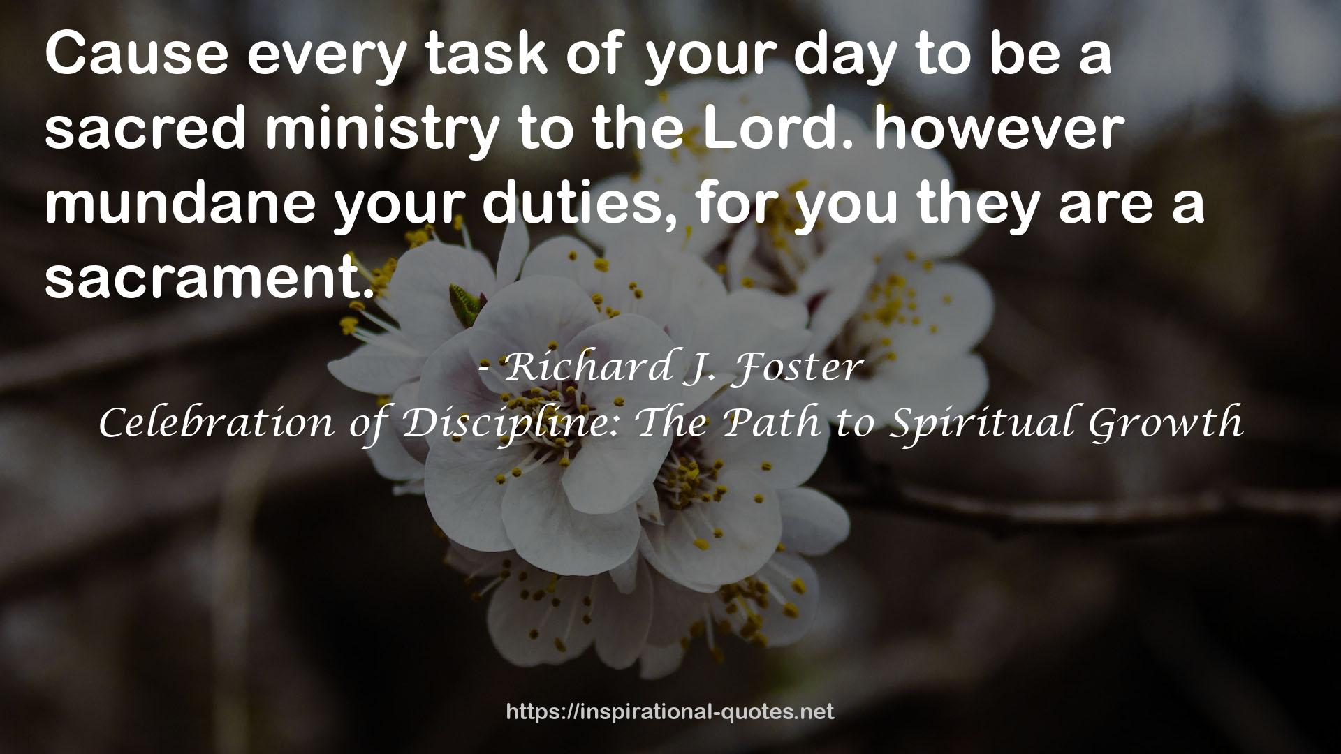 a sacred ministry  QUOTES