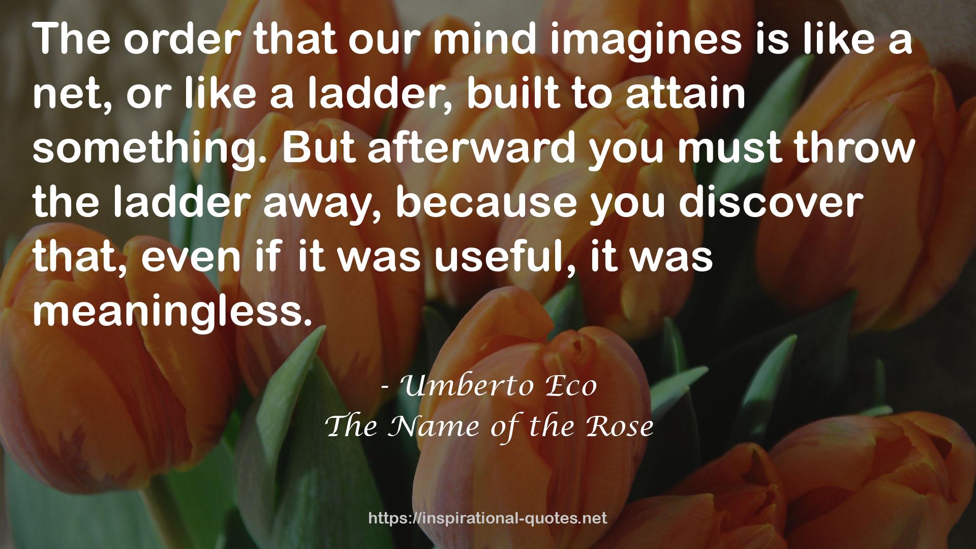The Name of the Rose QUOTES