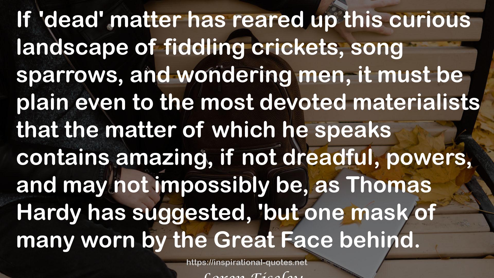 the Great Face  QUOTES