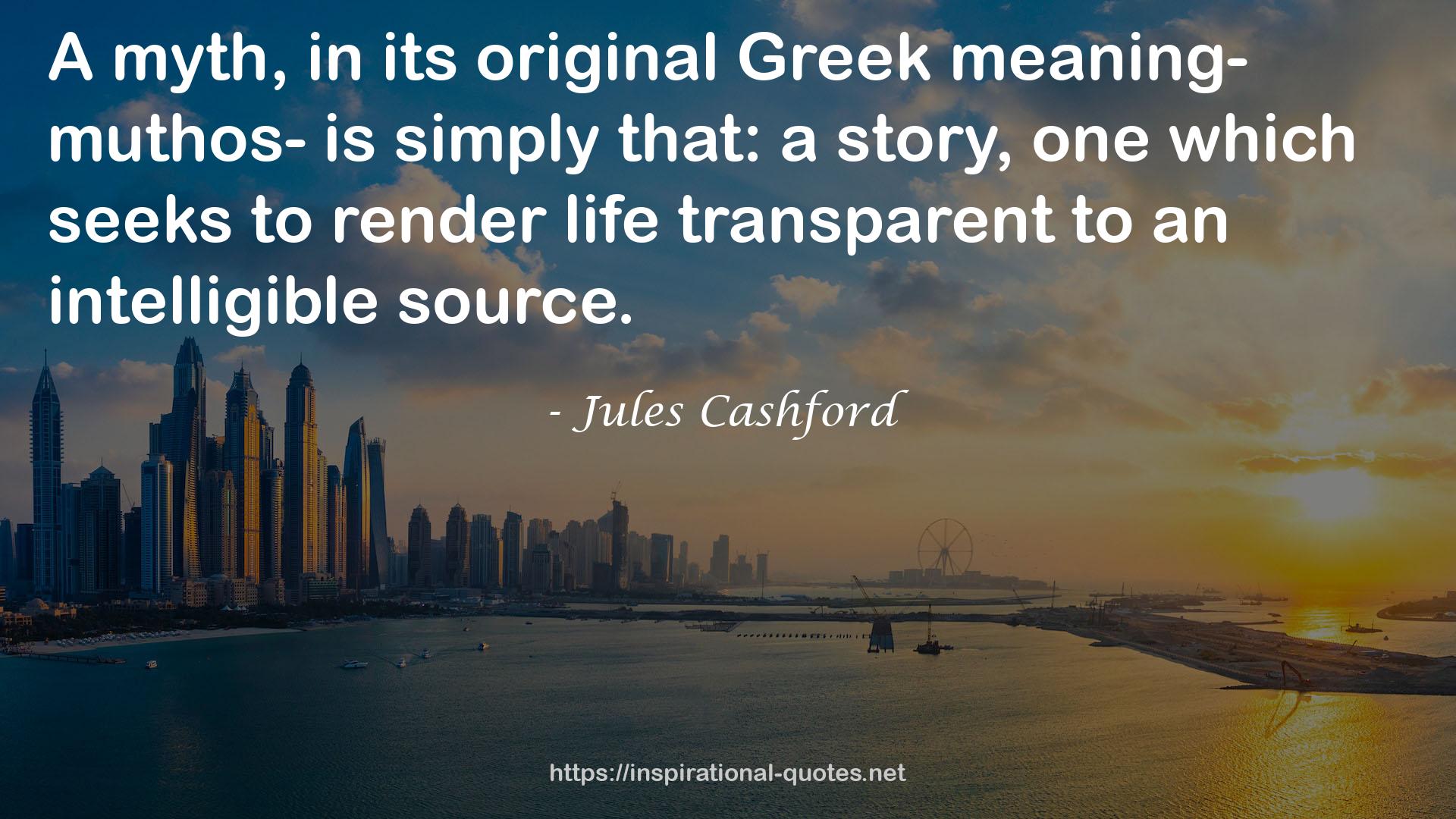 Jules Cashford QUOTES