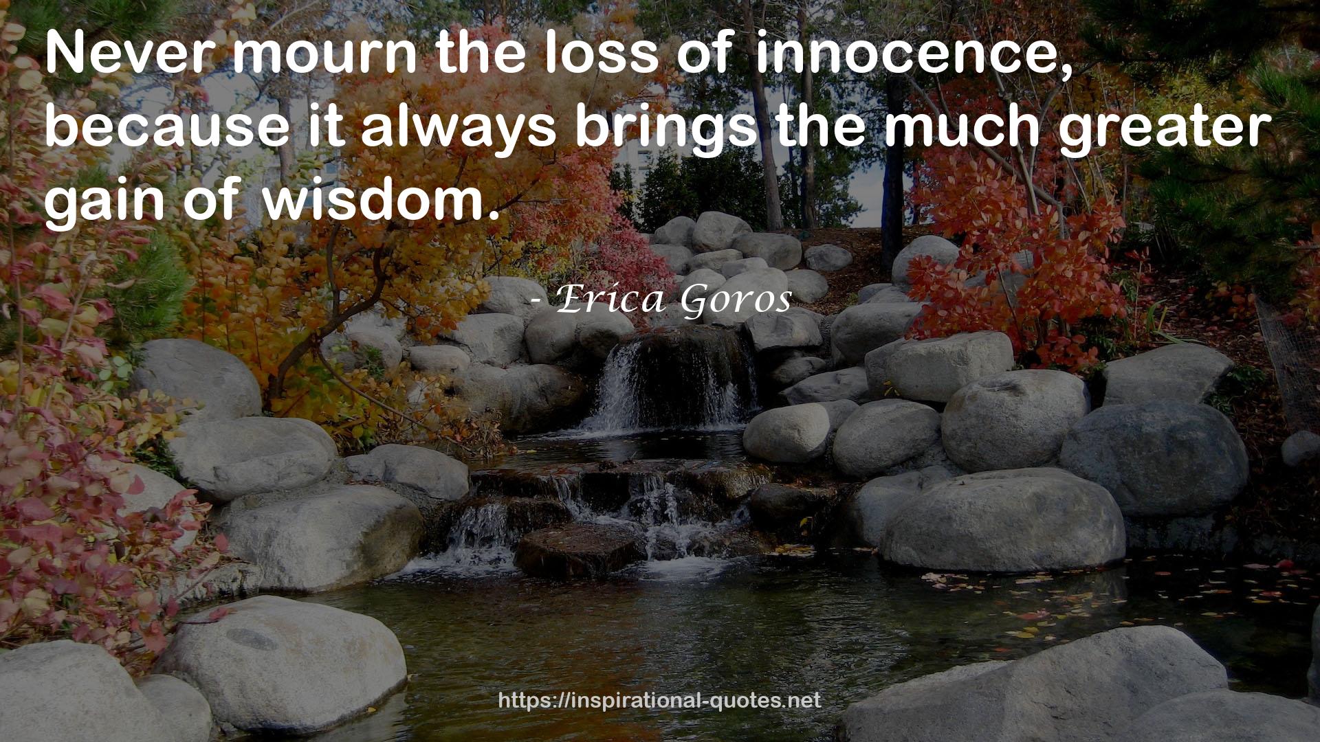 Erica Goros QUOTES