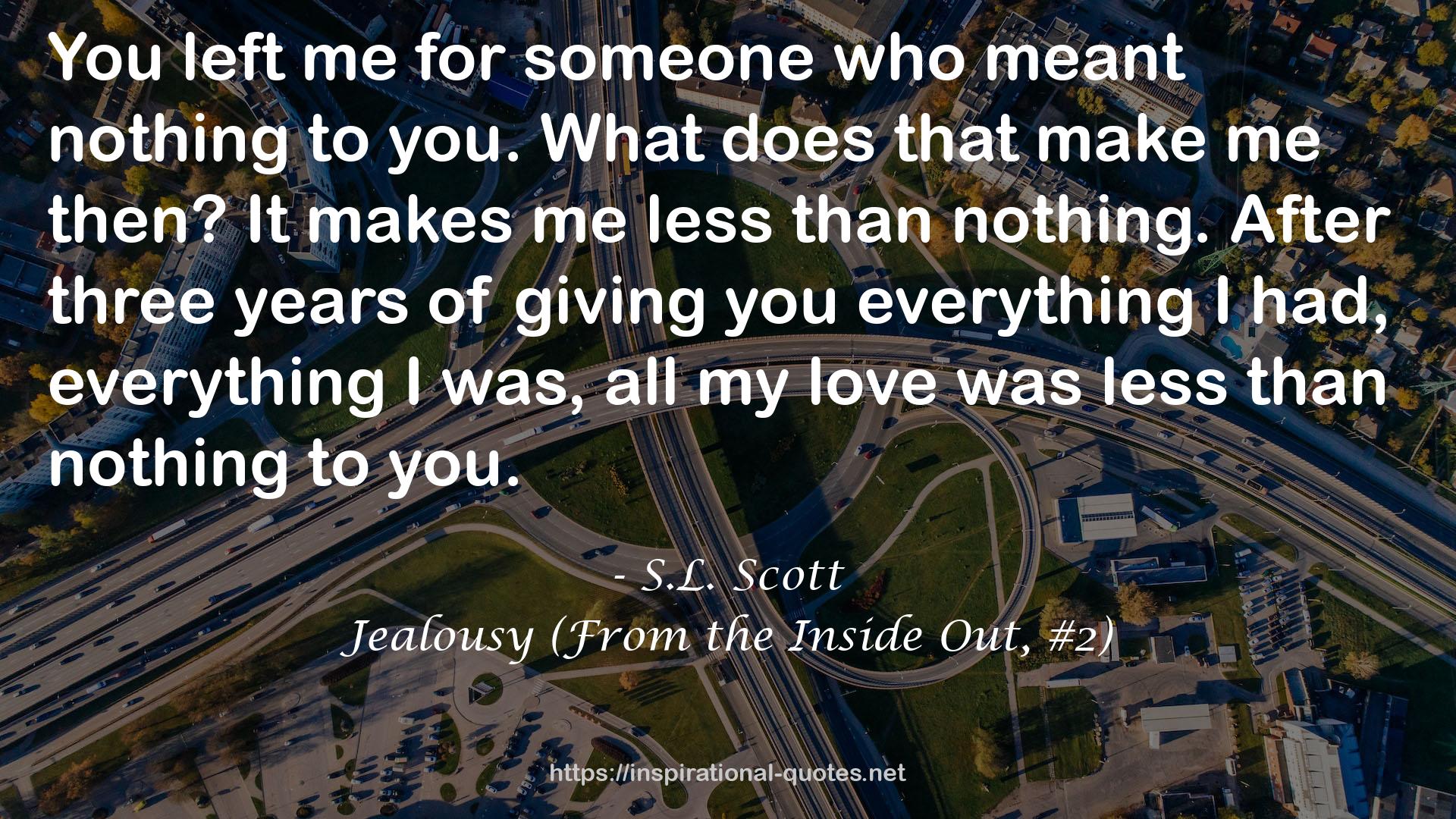 Jealousy (From the Inside Out, #2) QUOTES