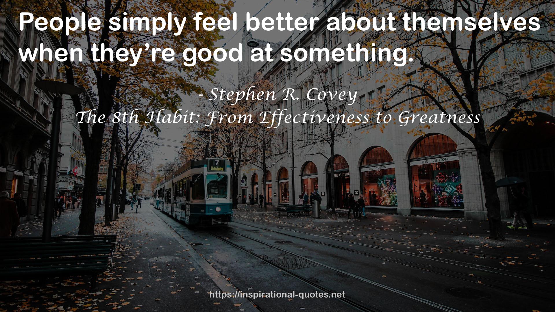 The 8th Habit: From Effectiveness to Greatness QUOTES