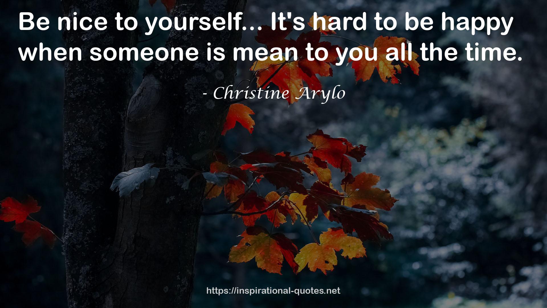 Christine Arylo QUOTES