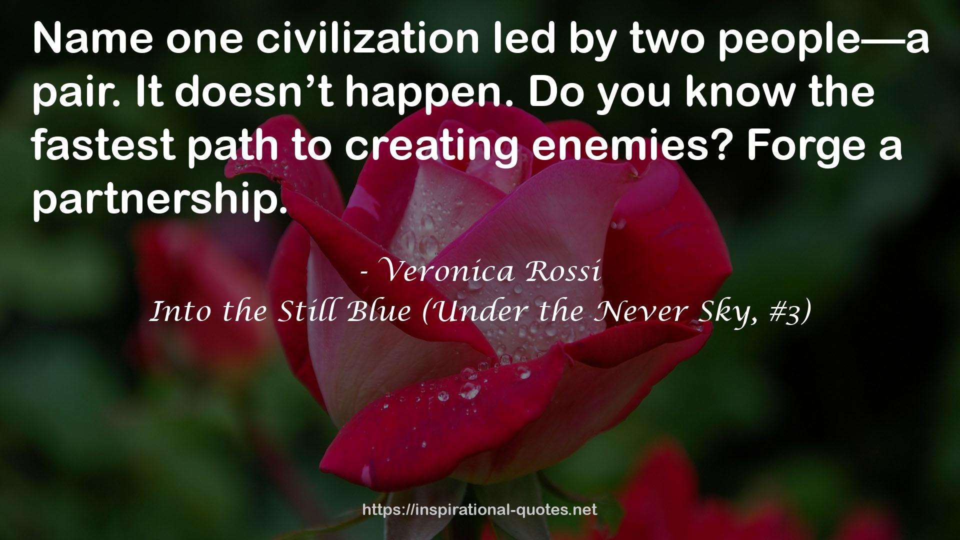 Into the Still Blue (Under the Never Sky, #3) QUOTES