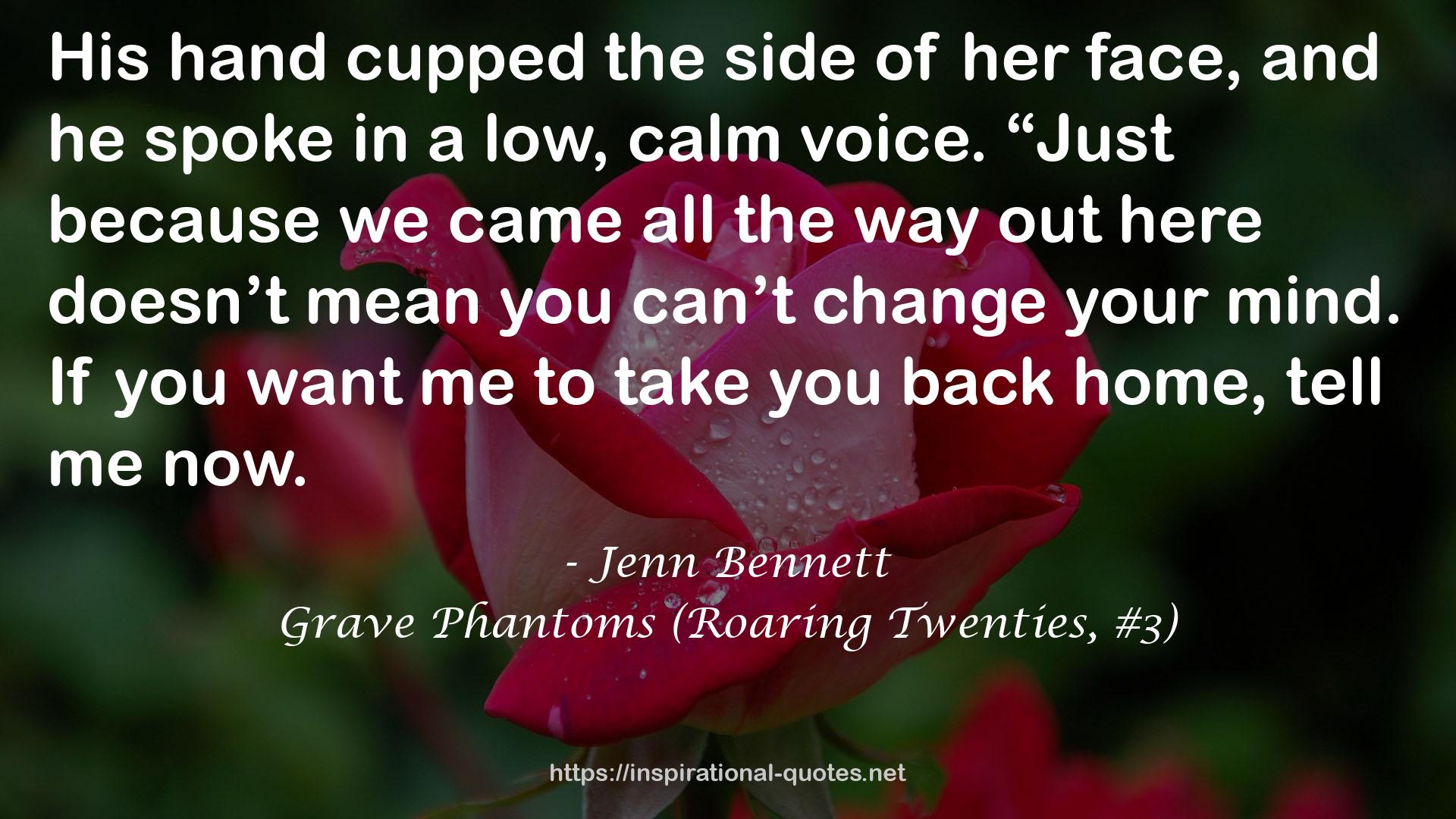 Grave Phantoms (Roaring Twenties, #3) QUOTES