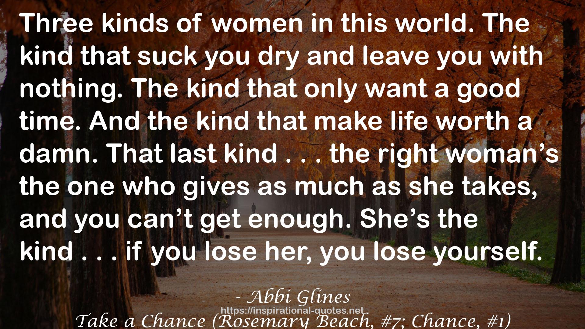 Take a Chance (Rosemary Beach, #7; Chance, #1) QUOTES