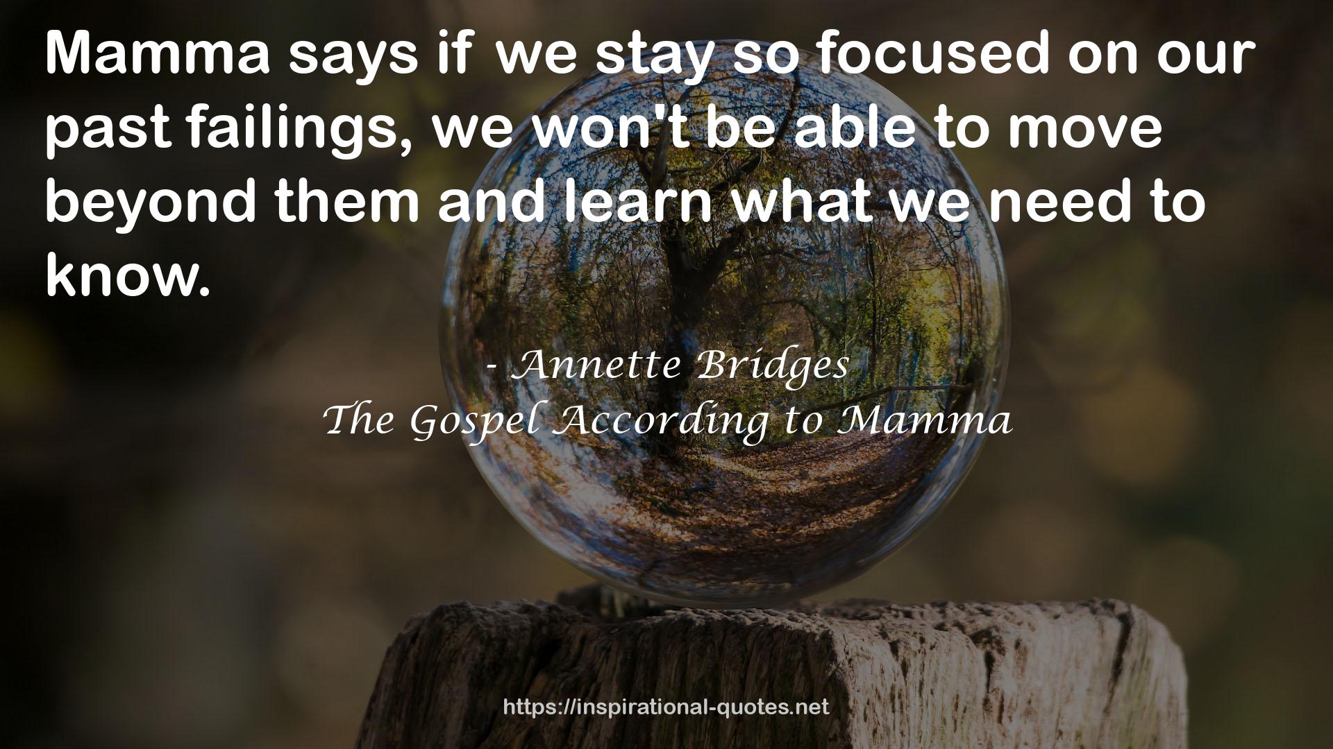 Annette Bridges QUOTES