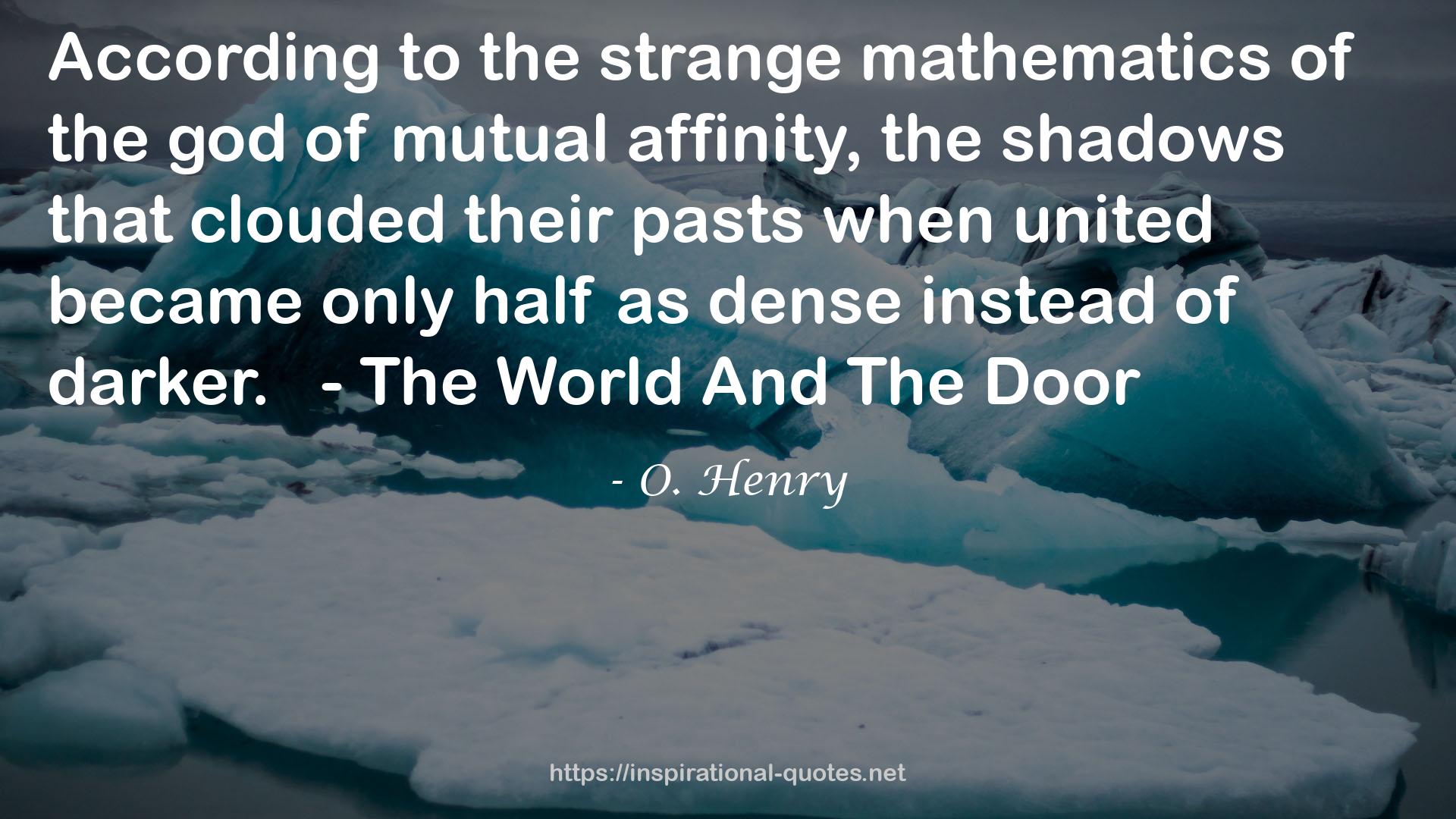 the strange mathematics  QUOTES