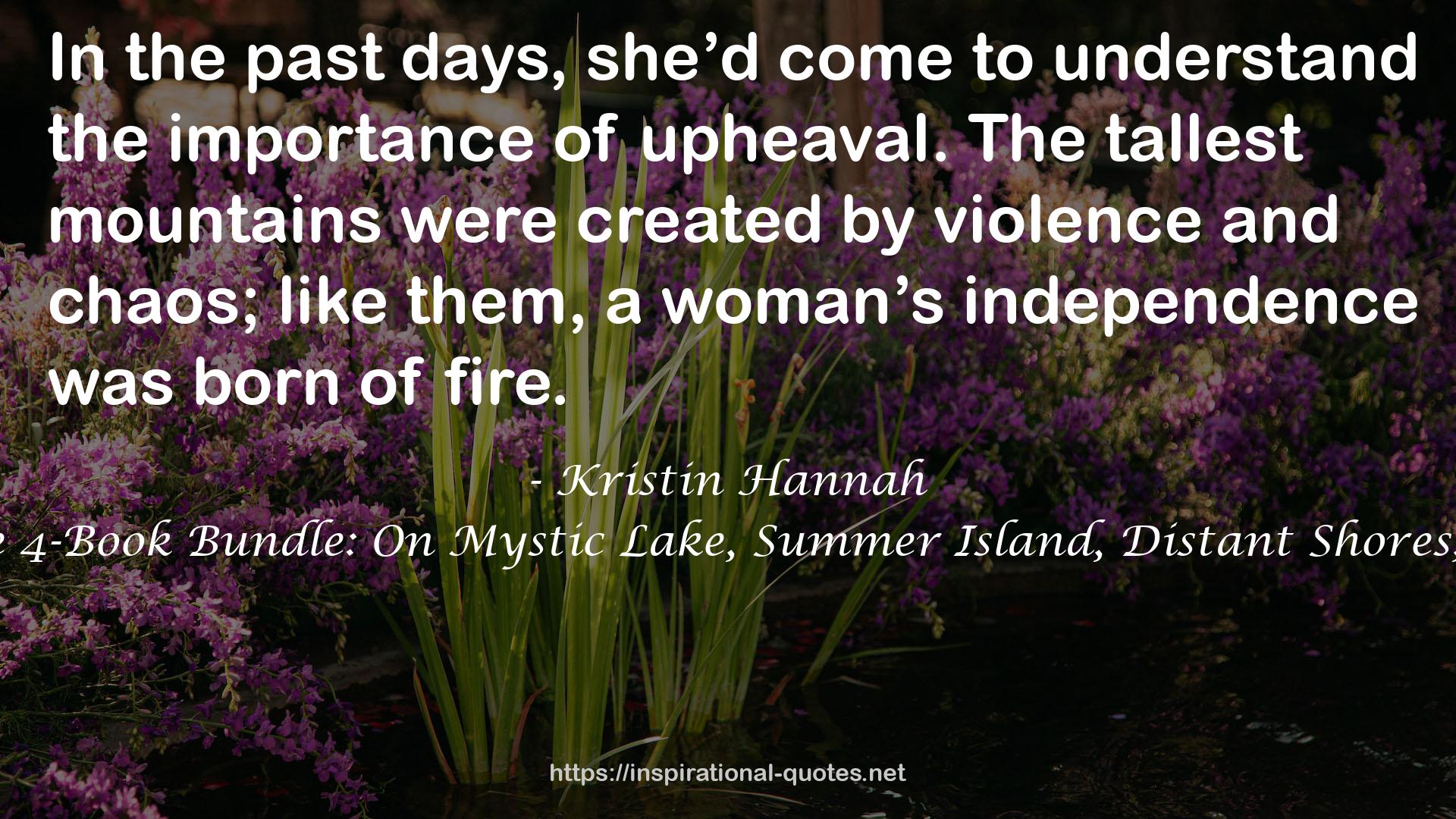 Coming Home 4-Book Bundle: On Mystic Lake, Summer Island, Distant Shores, Home Again QUOTES
