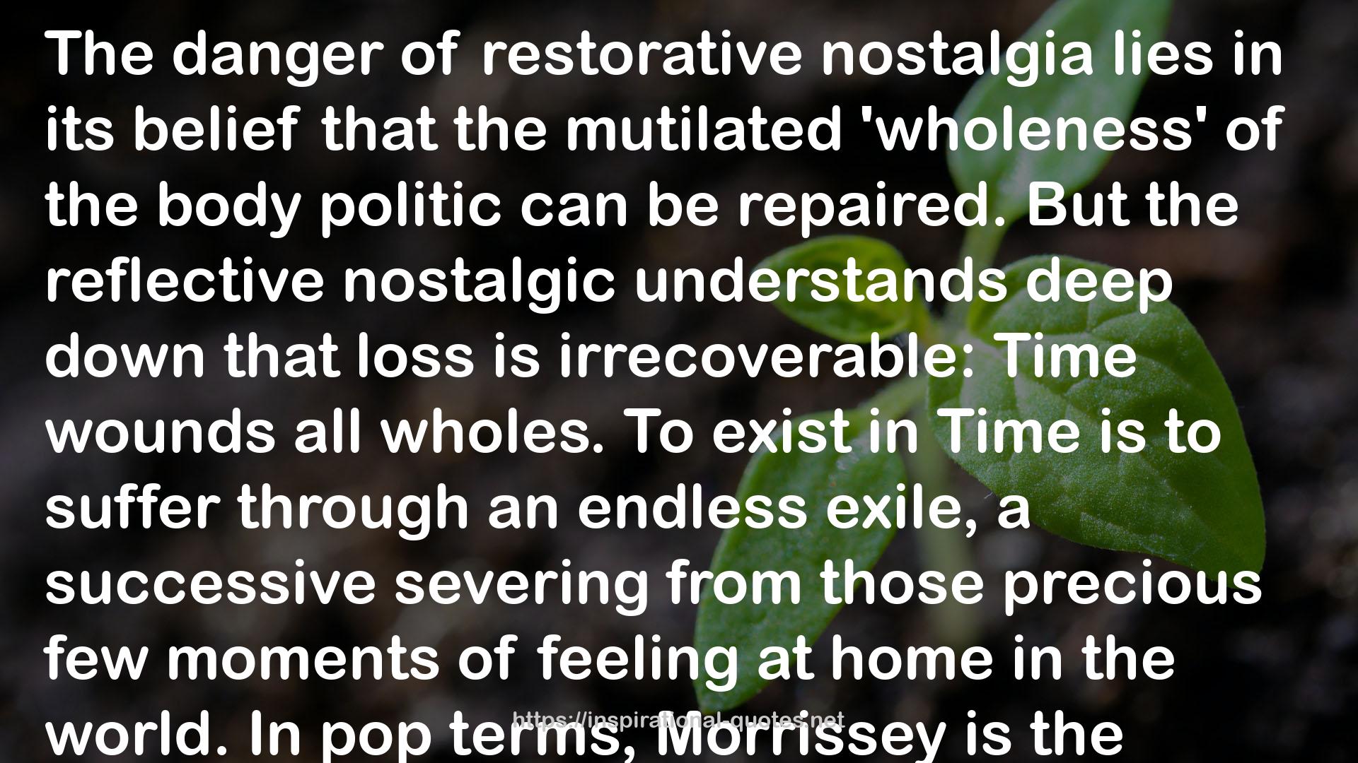 Morrissey  QUOTES