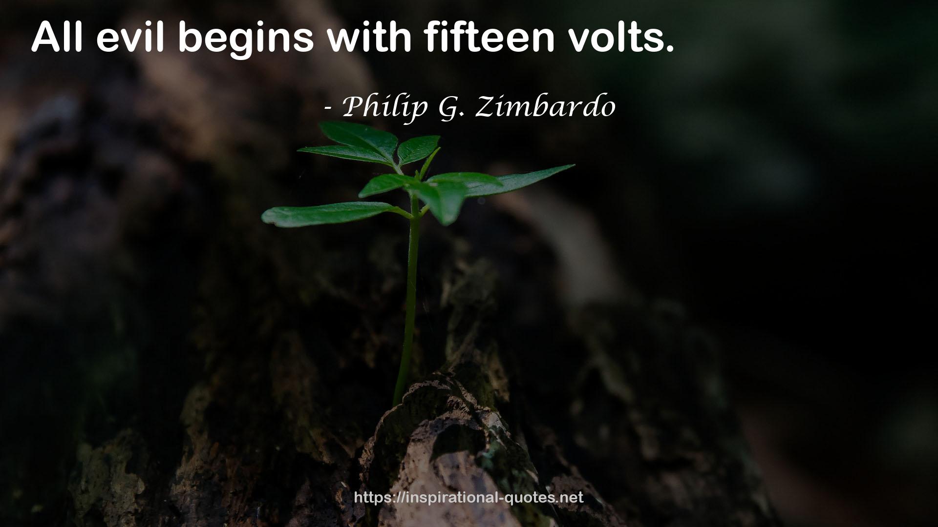 Philip G. Zimbardo QUOTES