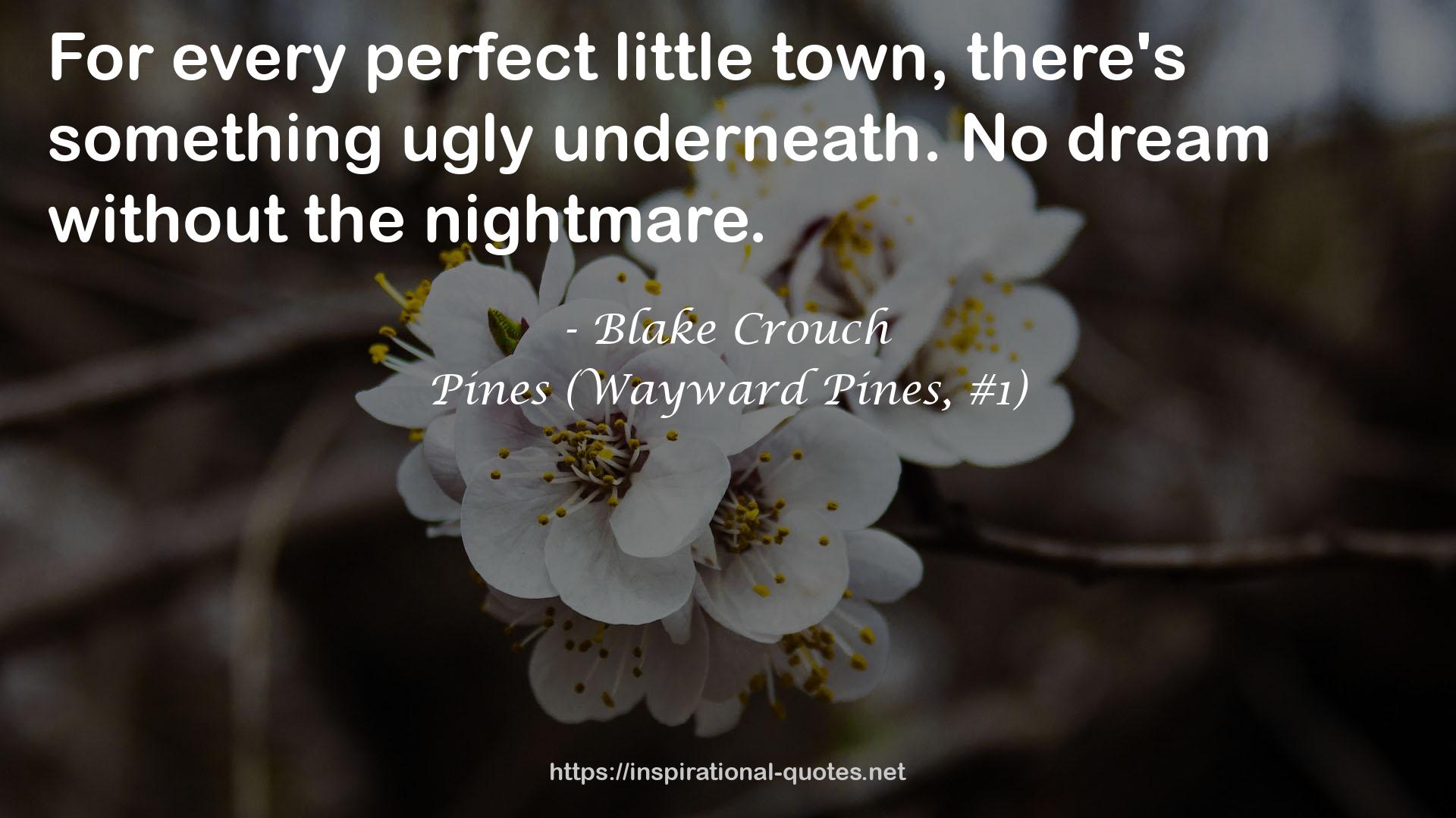 Pines (Wayward Pines, #1) QUOTES