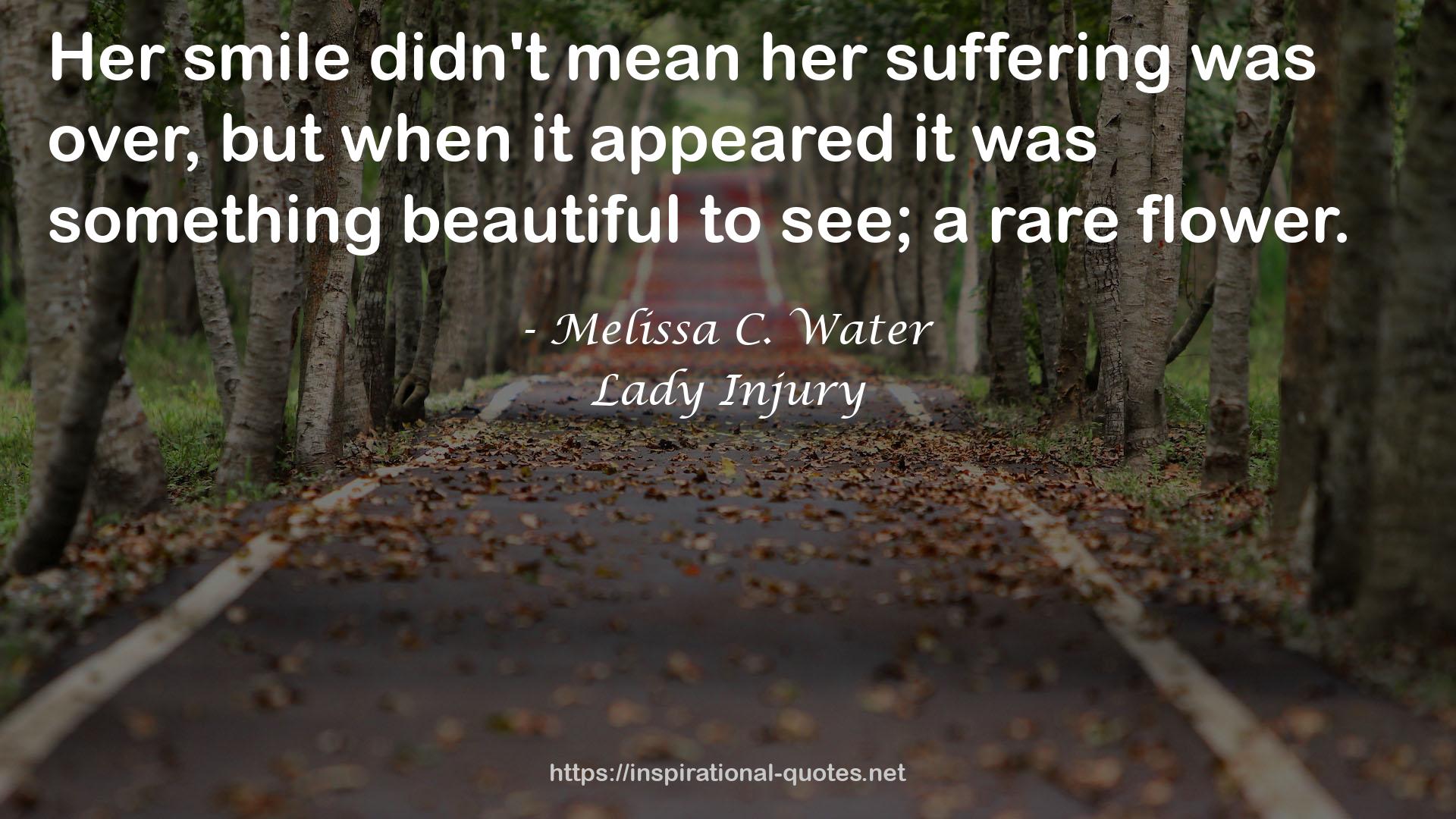 Lady Injury QUOTES