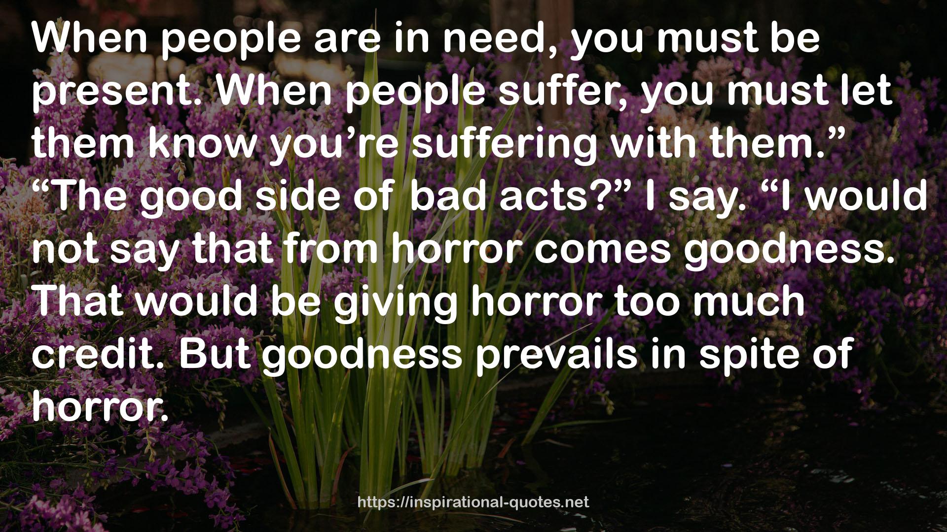 “The good side  QUOTES