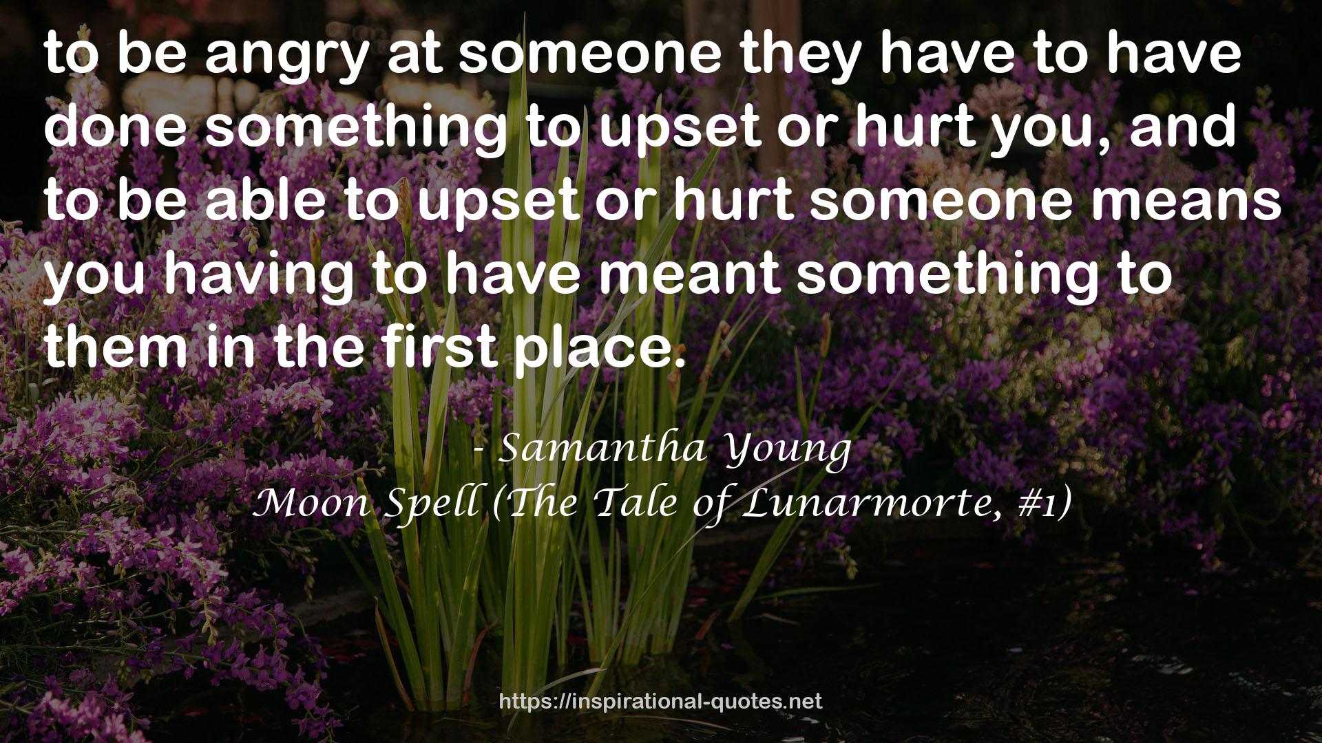 Moon Spell (The Tale of Lunarmorte, #1) QUOTES