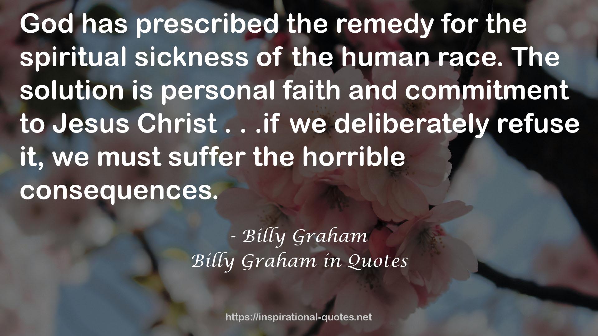 the spiritual sickness  QUOTES