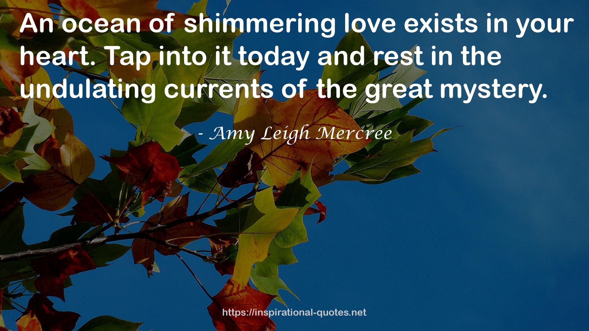 shimmering love  QUOTES