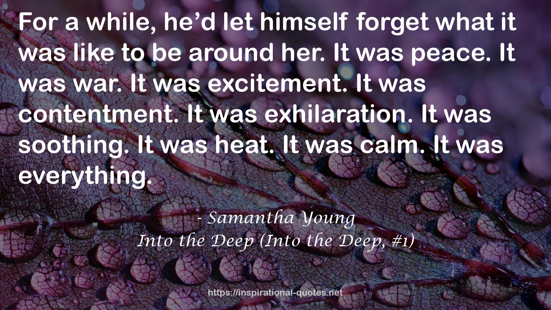 Into the Deep (Into the Deep, #1) QUOTES