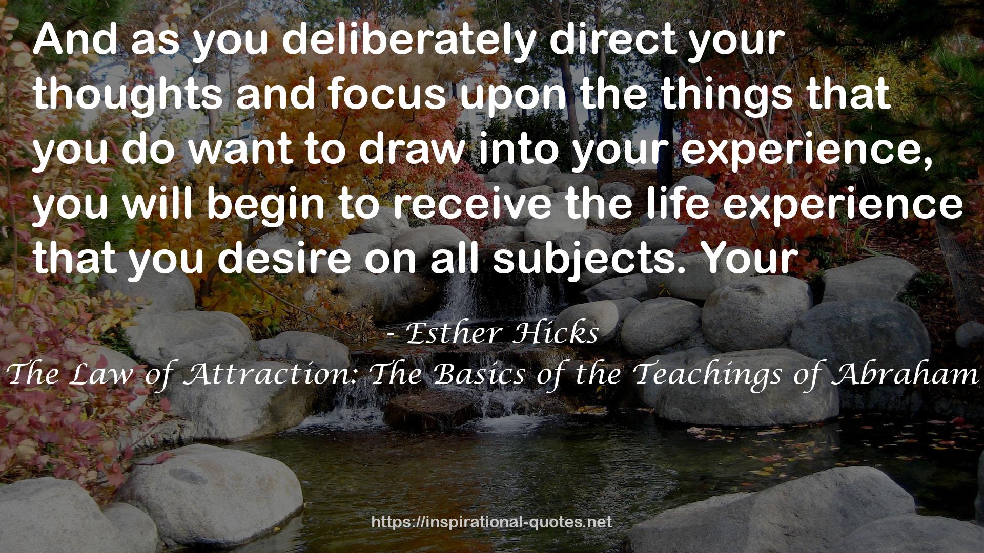 Esther Hicks QUOTES