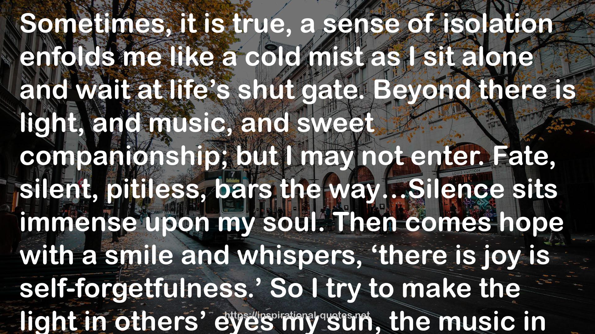 a cold mist  QUOTES