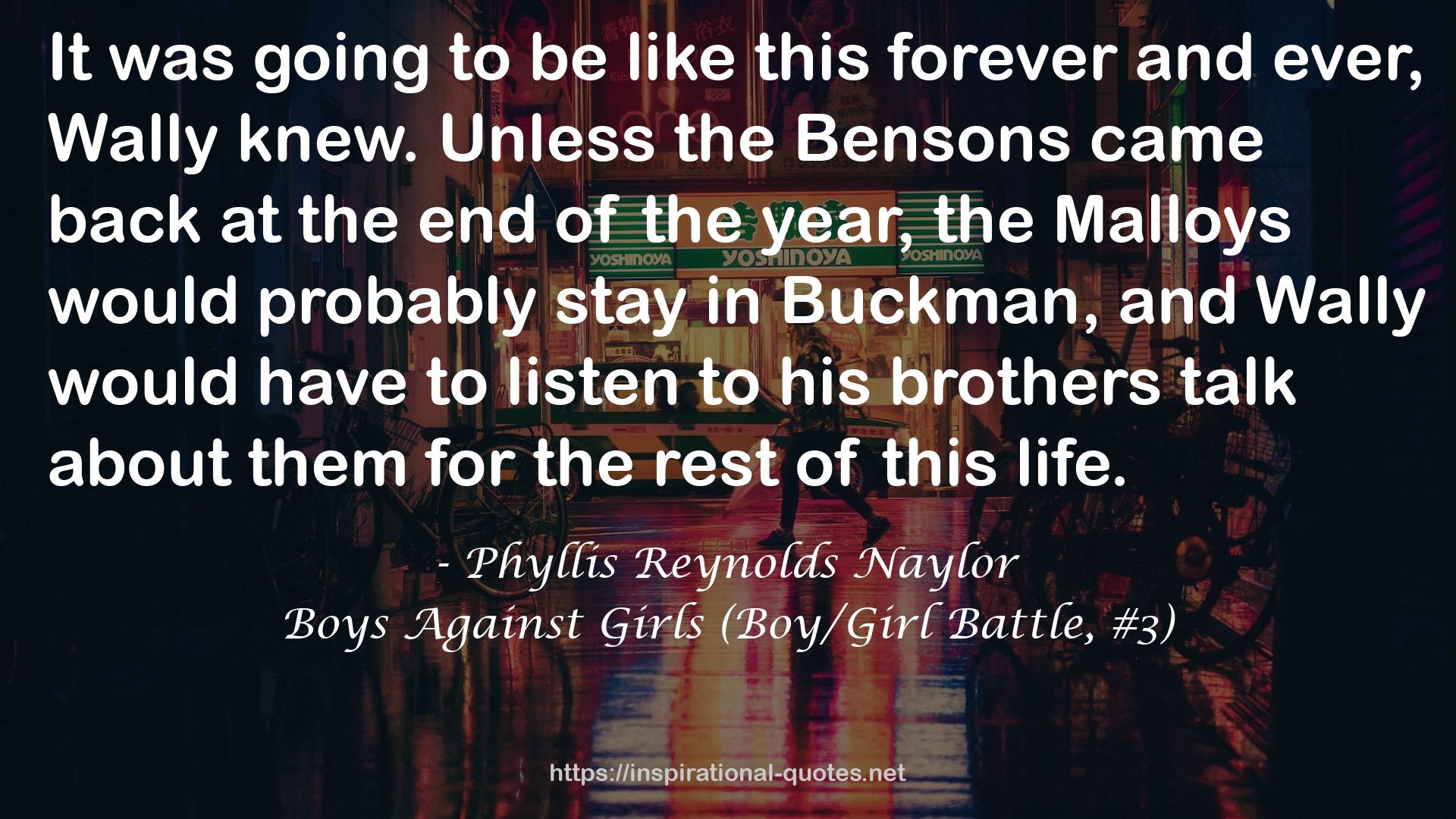 Boys Against Girls (Boy/Girl Battle, #3) QUOTES