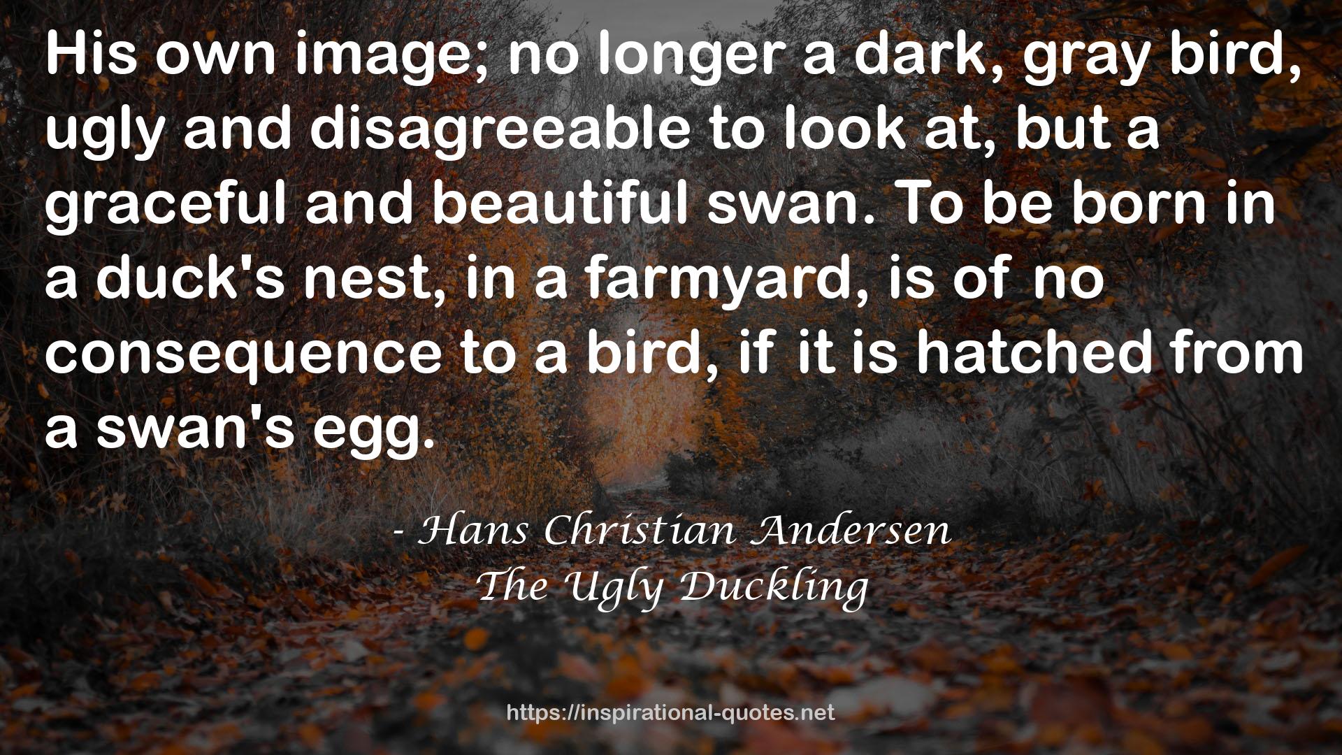 The Ugly Duckling QUOTES