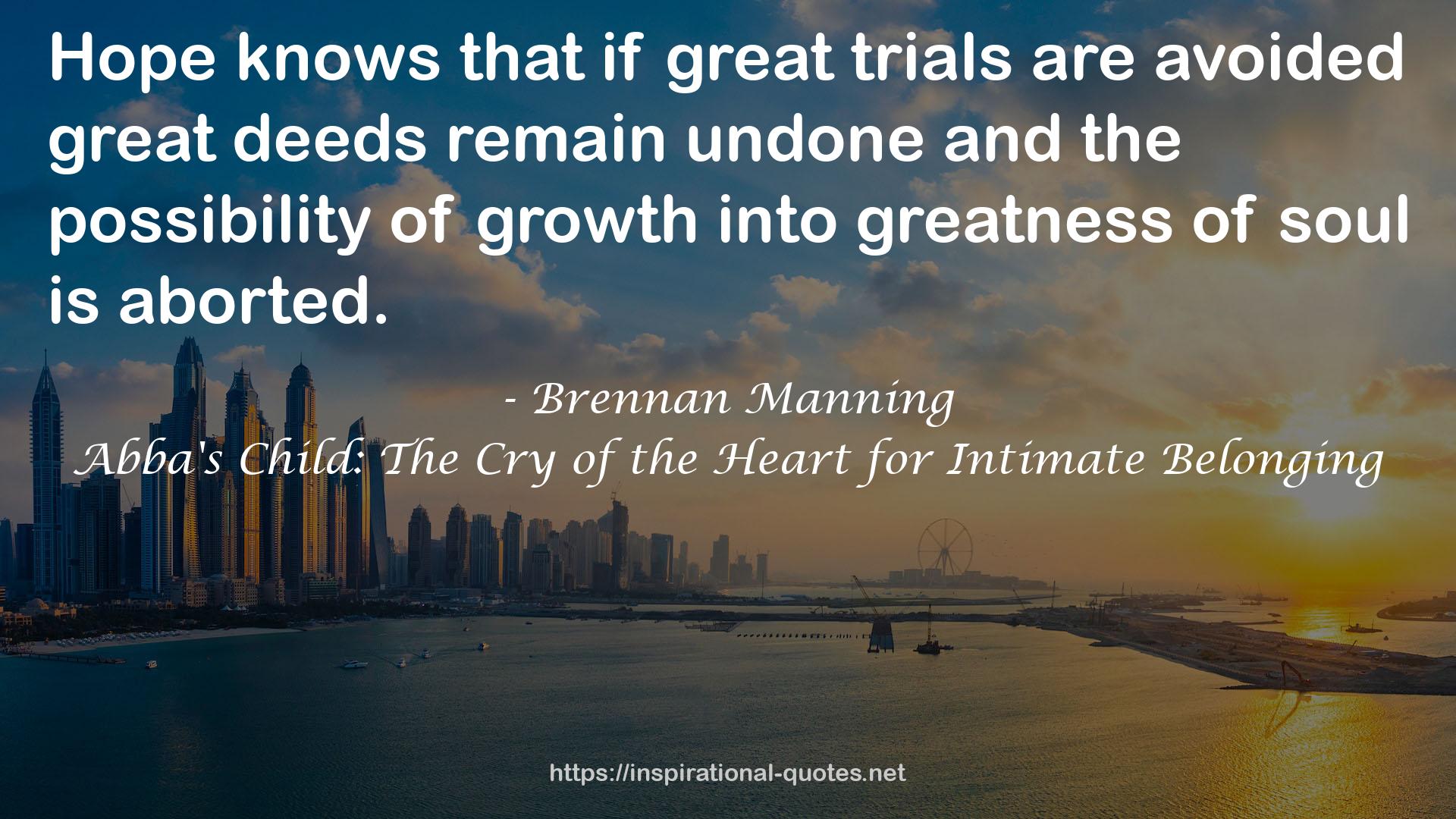 Brennan Manning QUOTES