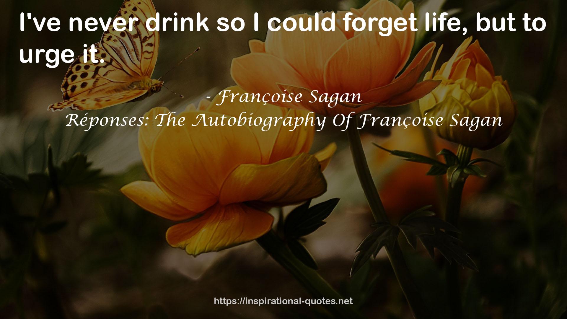 Françoise Sagan QUOTES