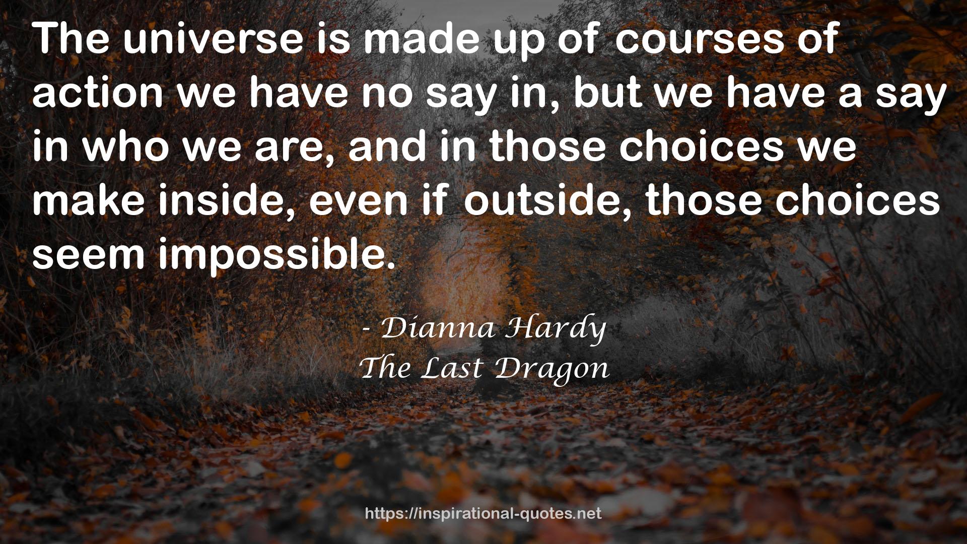 Dianna Hardy QUOTES