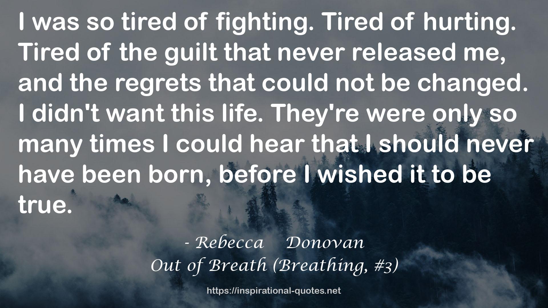 Out of Breath (Breathing, #3) QUOTES