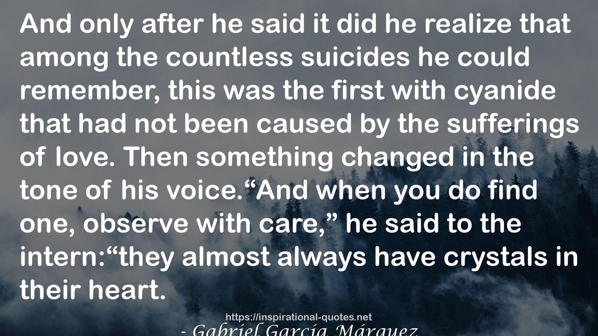 the countless suicides  QUOTES